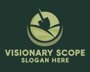 Scope - Nature Garden Shovel logo design