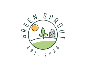 Sustainable Park Sprout logo design