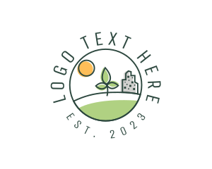 Village - Sustainable City Park Sprout logo design