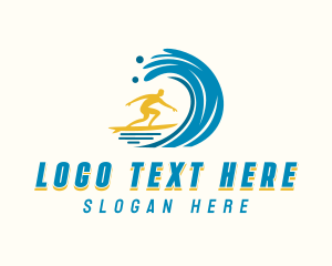 Tide - Ocean Surfing Tide logo design