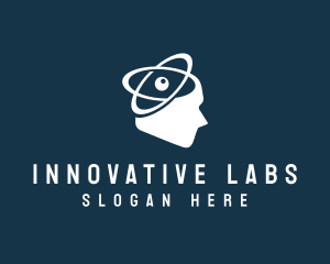 Brain Technology Scientist logo design