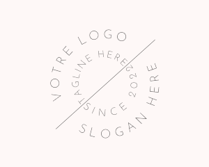 High End - Modern Elegant Beauty logo design