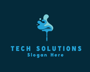 Hygiene - Sanitation Water Wiper logo design