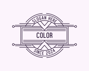 Emblem - Studio Company Brand logo design