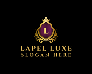 Royal Shield Luxe logo design