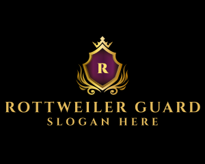 Royal Shield Luxe logo design