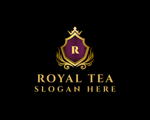 Royal Shield Luxe logo design