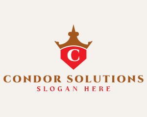 Elegant Royal Shield logo design