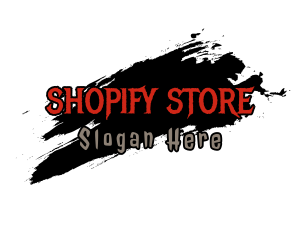 Horror Store Brush logo design