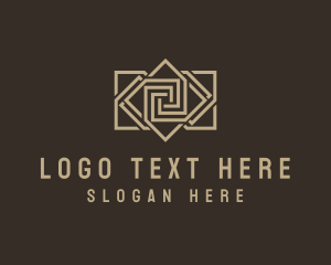 Floorboard - Tile Pattern Flooring logo design