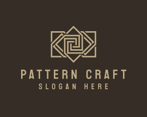 Tile Pattern Flooring logo design