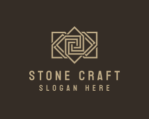 Paver - Tile Pattern Flooring logo design