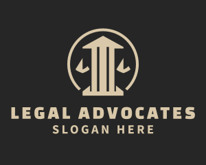 Court Pillar Scale logo design