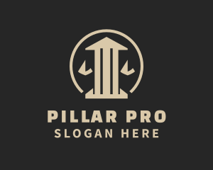 Court Pillar Scale logo design