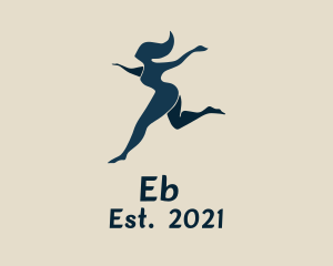 Blue - Woman Body Positivity logo design