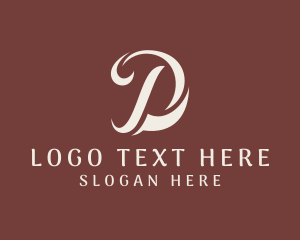 Letter D - Feminine Swoosh Dermatology logo design