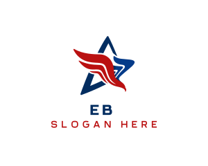 United States - Star American Eagle logo design