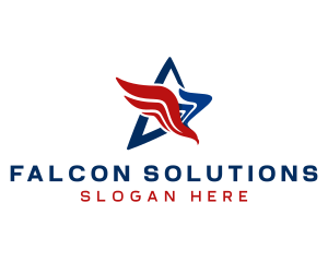 Star American Eagle logo design