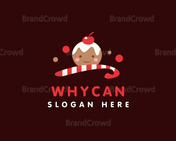 Sweet Christmas Candy Logo