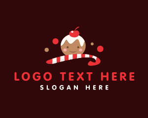 Pastry - Sweet Christmas Candy logo design