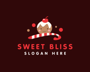 Sweet Christmas Candy logo design