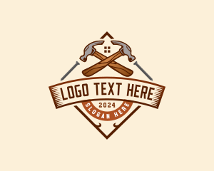 Tool - Hammer Nails Construction logo design