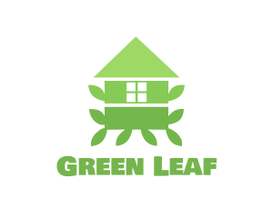 Green Leaf House logo design