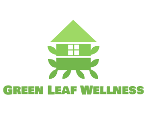 Green Leaf House logo design