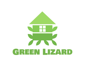 Green Leaf House logo design