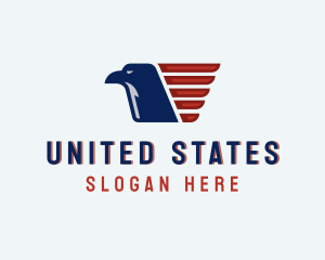 Military Eagle Wings logo design