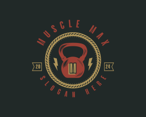 Bodybuilding - Bodybuilding Kettlebell Gym logo design