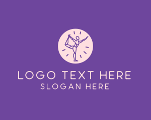 Yoga Teacher - Yoga Body Stretch logo design