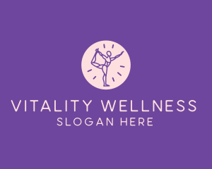 Healthy Lifestyle - Yoga Body Stretch logo design