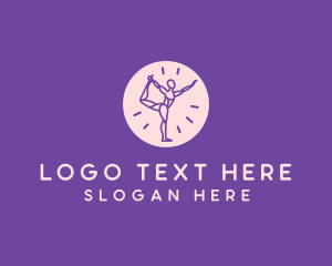 Stretch - Yoga Body Stretch logo design