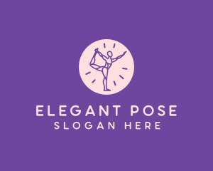 Pose - Yoga Body Stretch logo design