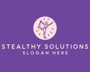 Yoga Body Stretch logo design