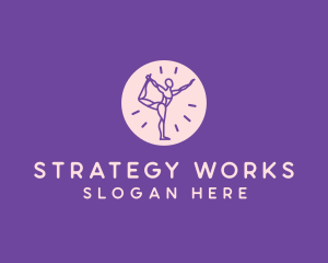 Yoga Body Stretch logo design