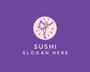 Yoga Body Stretch logo design