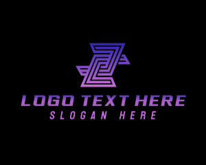 Letter C - Cyber Business Letter C logo design