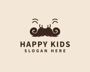 Happy Father Face  logo design