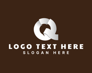Origami - Paper Advertising Agency Letter Q logo design
