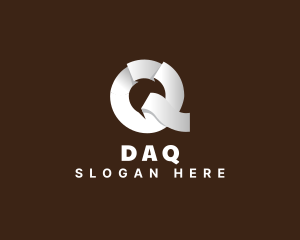 Creative - Paper Advertising Agency Letter Q logo design