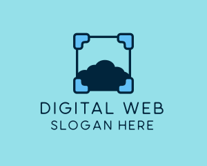 Web - Cloud Storage Tech logo design