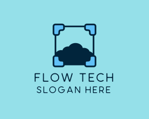 Cloud Frame Tech logo design