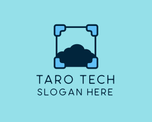 Cloud Storage Tech logo design