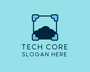 Cloud Frame Tech logo design