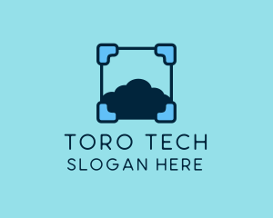 Cloud Frame Tech logo design