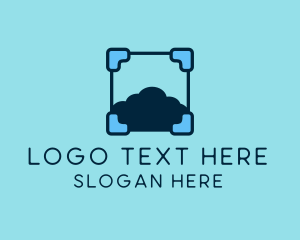 Tech - Cloud Storage Tech logo design