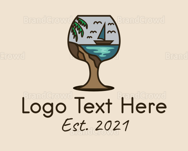 Tropical Boat Glass Logo