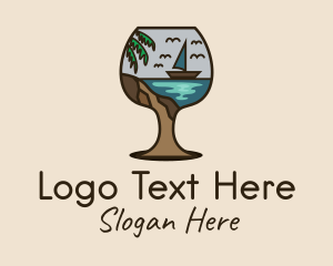 Tropical Boat Glass Logo